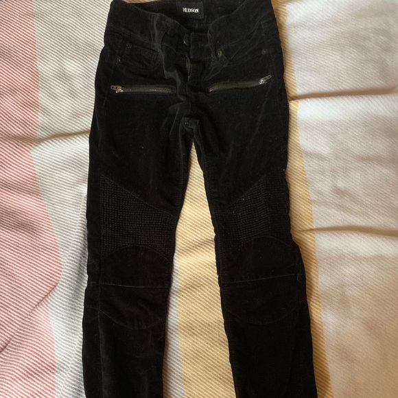 Hudson girls velvet motorcycle pants - Picture 1 of 3
